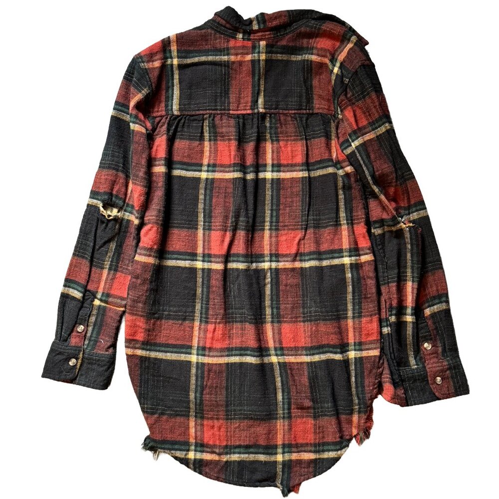 American Eagle Oversized Distressed Flannel - XS - Picture 2 of 3